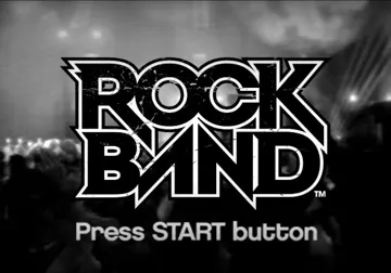Rock Band screen shot title